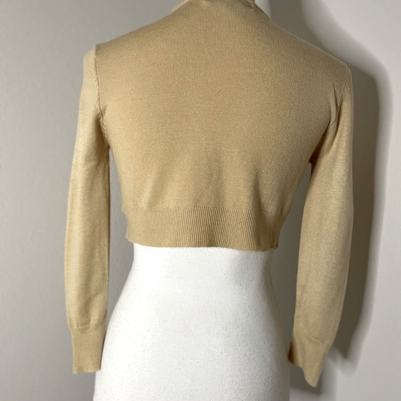 MAK Cropped Sweater Beige Medium - Picture 5 of 5